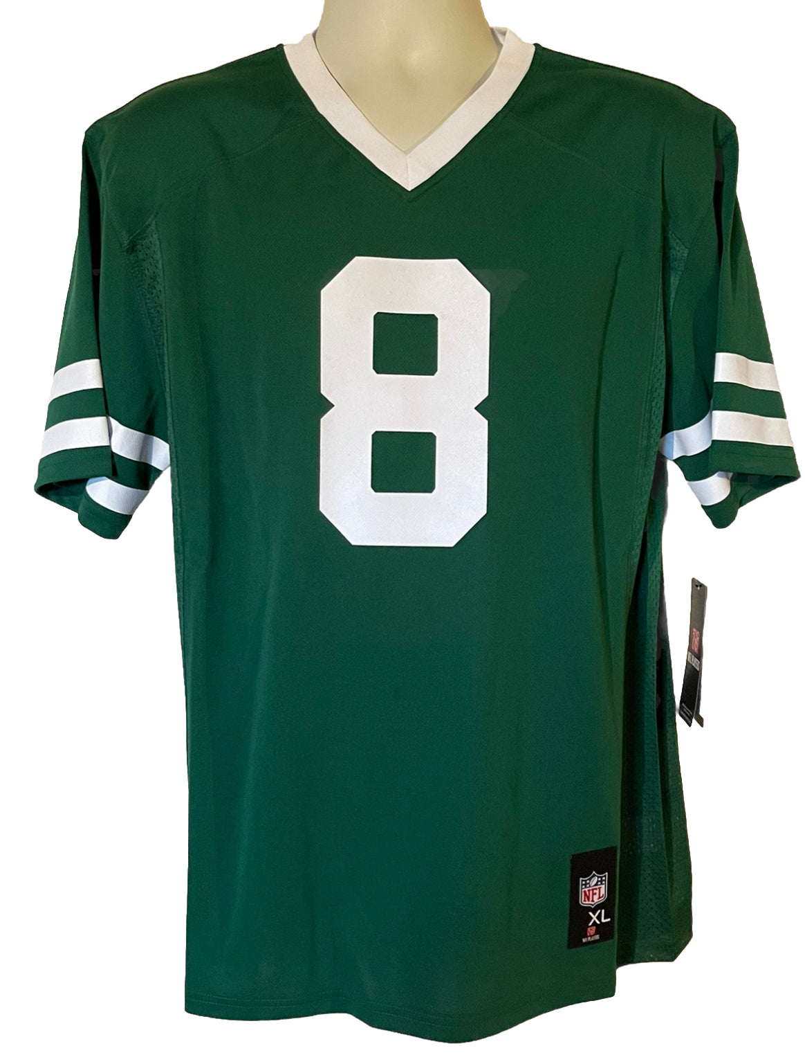 Youth New York Jets Aaron Rodgers Outerstuff Green Authentic Mid-Tier Jersey