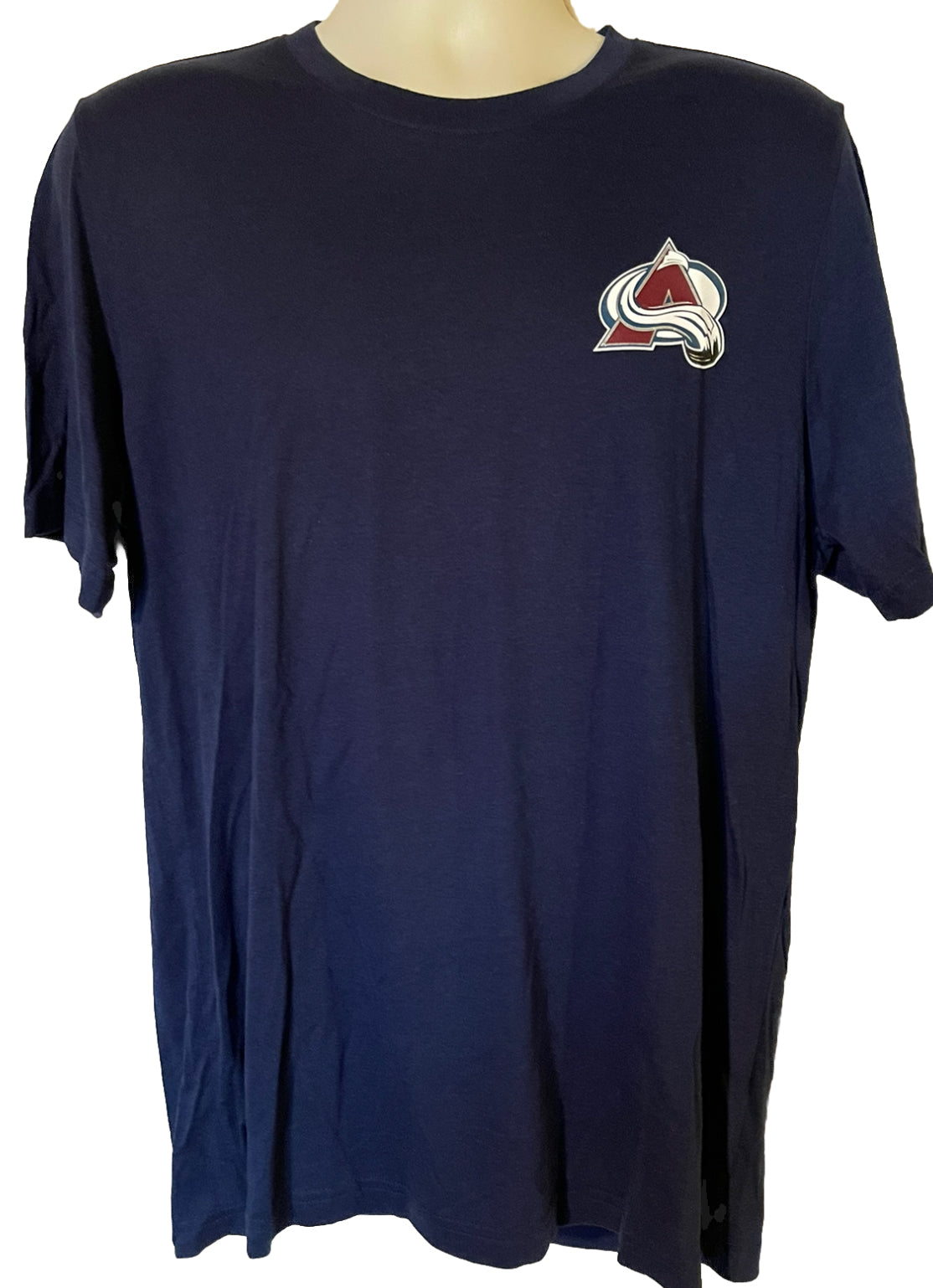 Colorado Avalanche Adidas Navy Blue Hockey Club Triblend T-Shirt