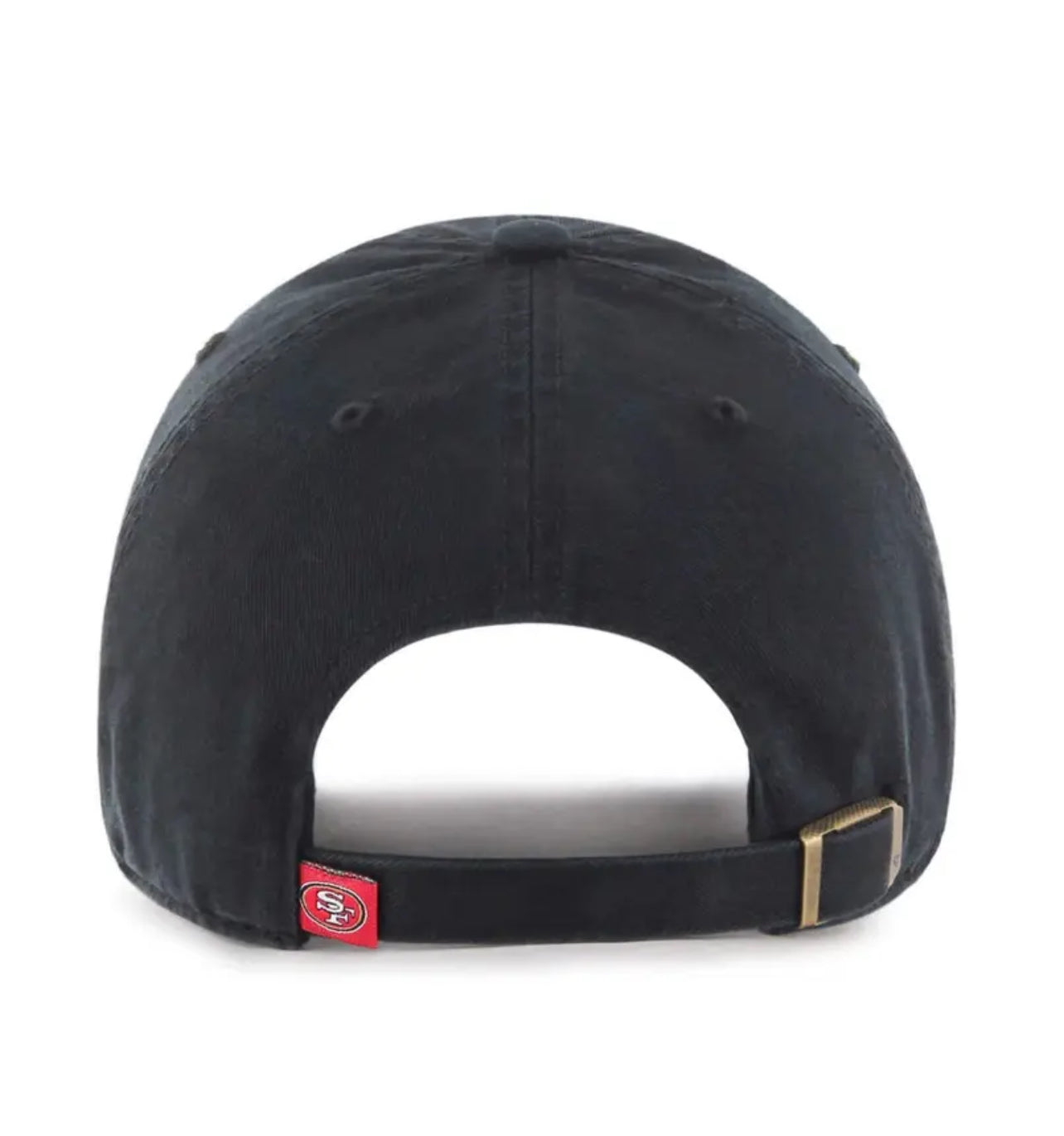 San Francisco 49ers '47 Brand Black Clean Up Adjustable Dad Hat