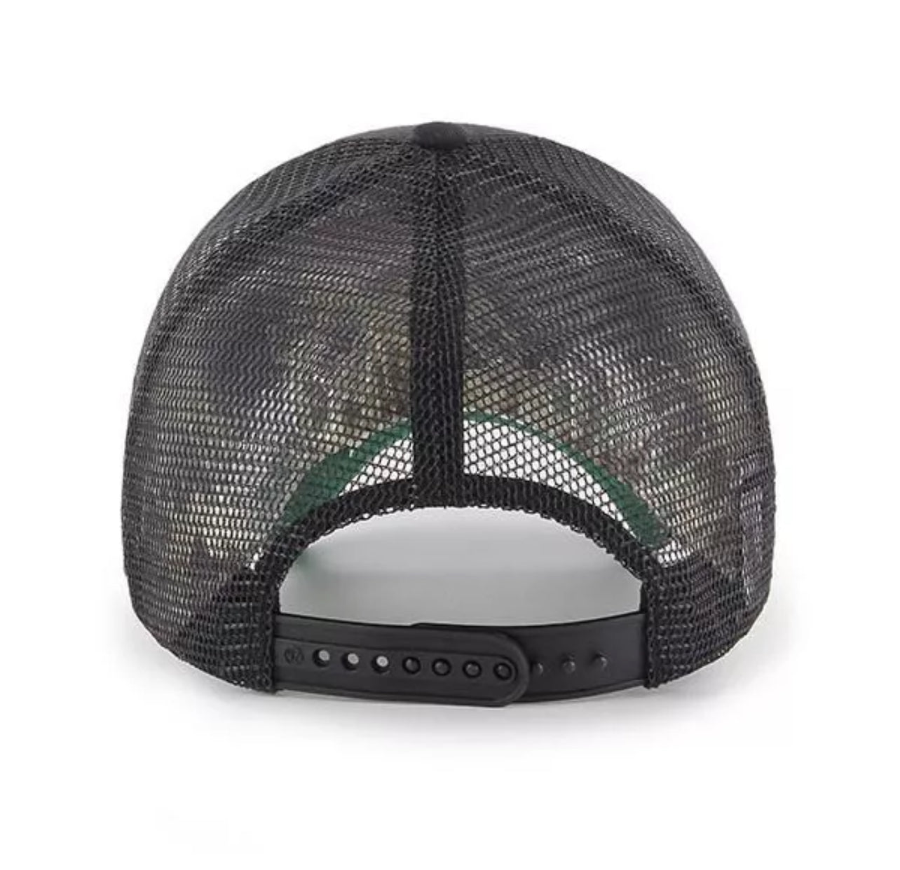 Boston Red Sox '47 Brand Black On Black Branson MVP Adjustable Trucker Hat