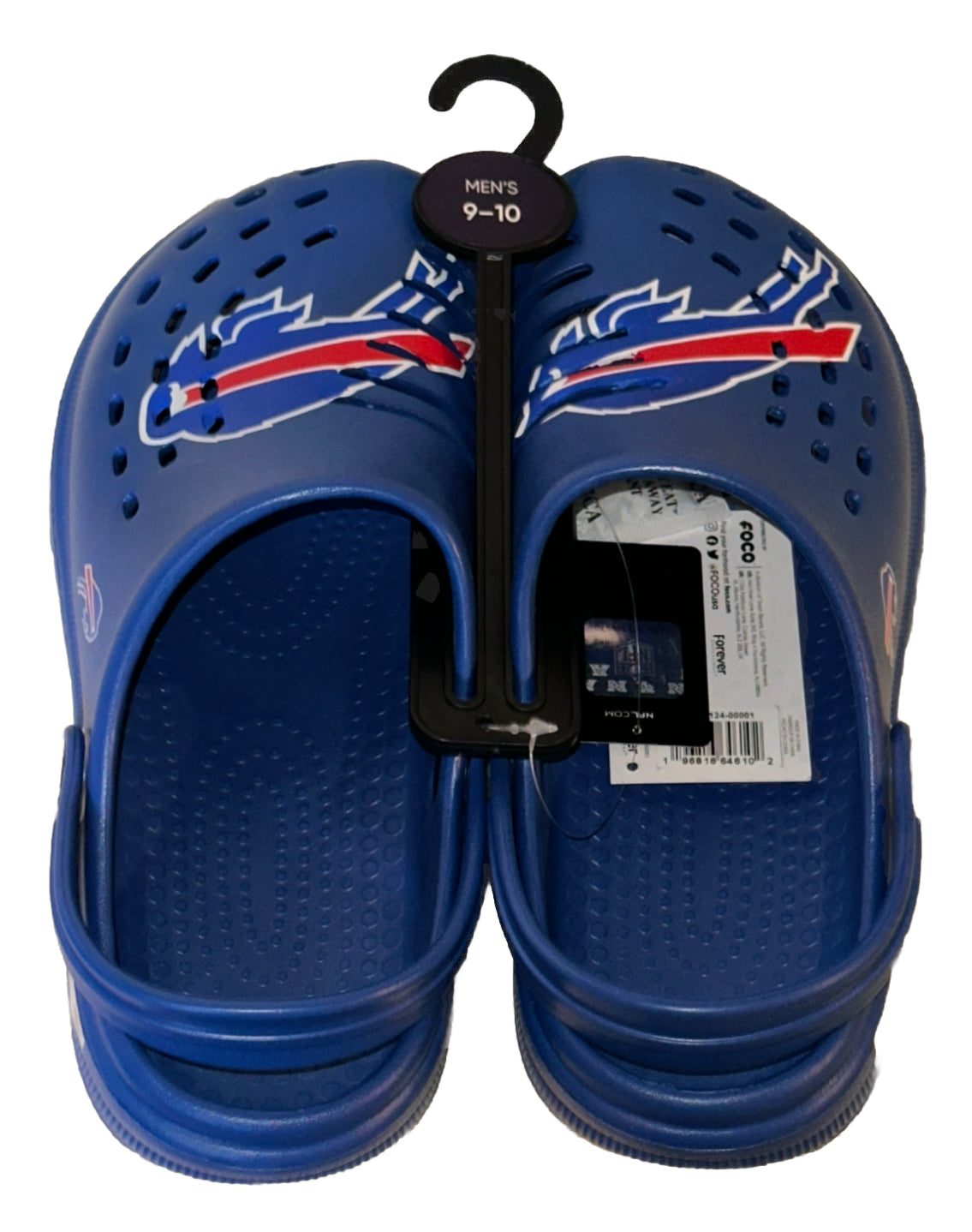 Buffalo Bills FOCO Brand Blue Men's Big Logo Solid Clog With Strap