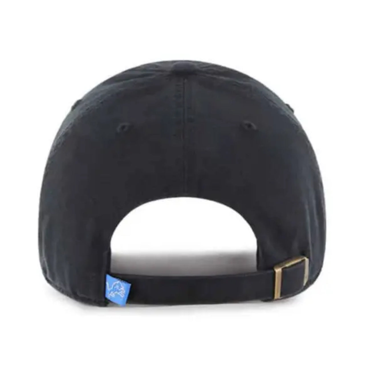 Detroit Lions '47 Brand Black Clean Up Adjustable Dad Hat