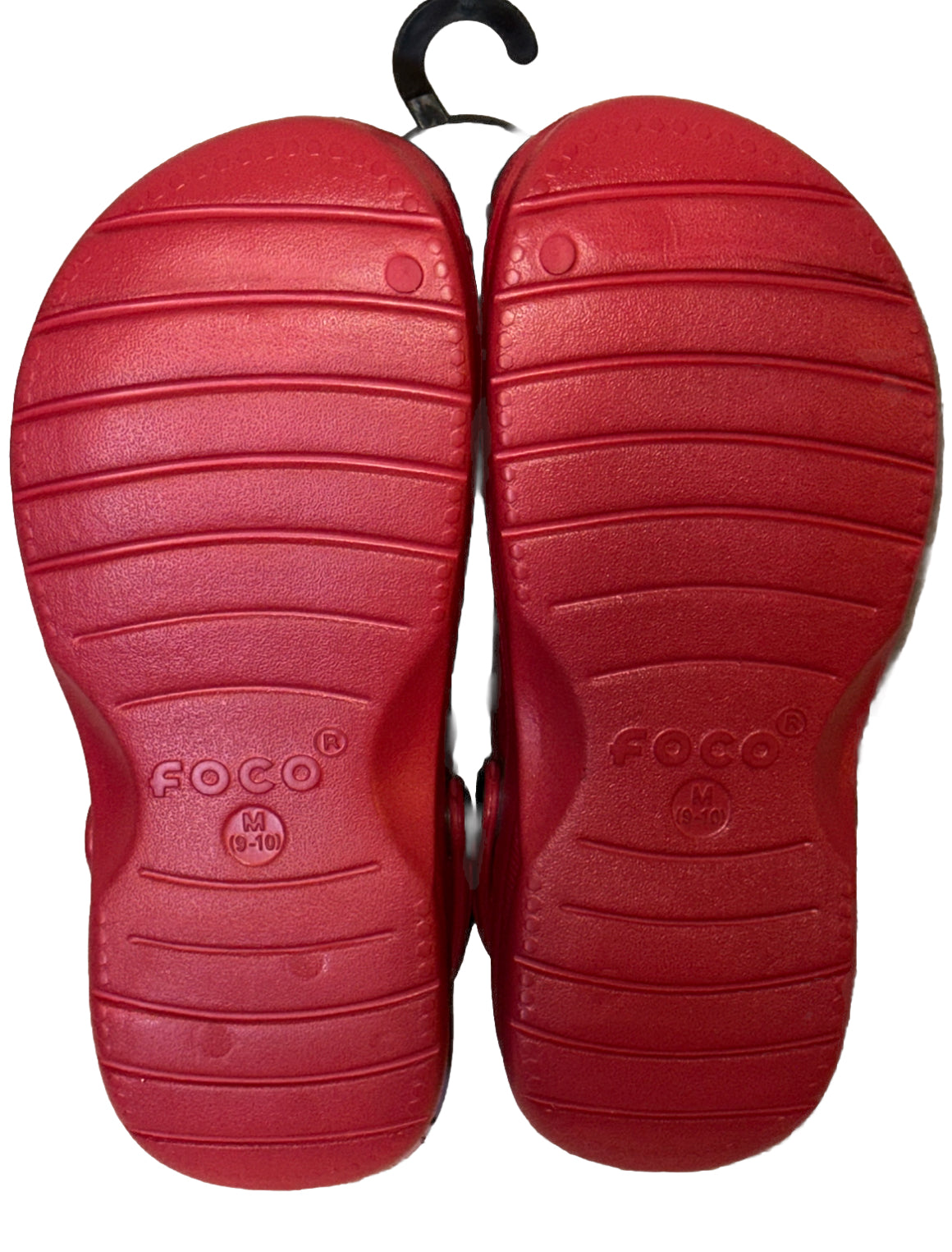 San Francisco 49ers FOCO Brand Red Men's Big Logo Solid Clog With Strap