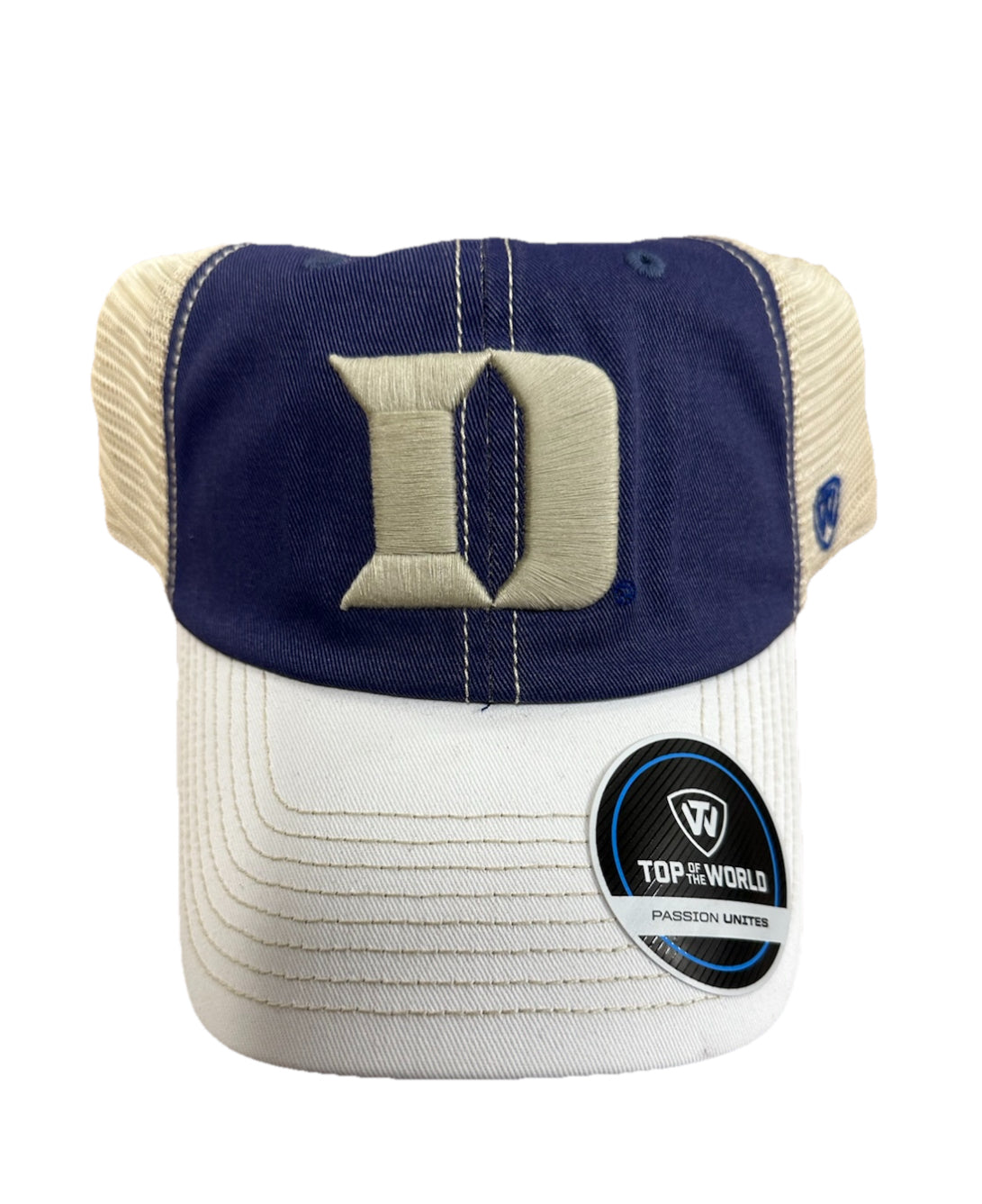 Duke Blue Devils Top of the World Blue Off Road Trucker Snapback Hat