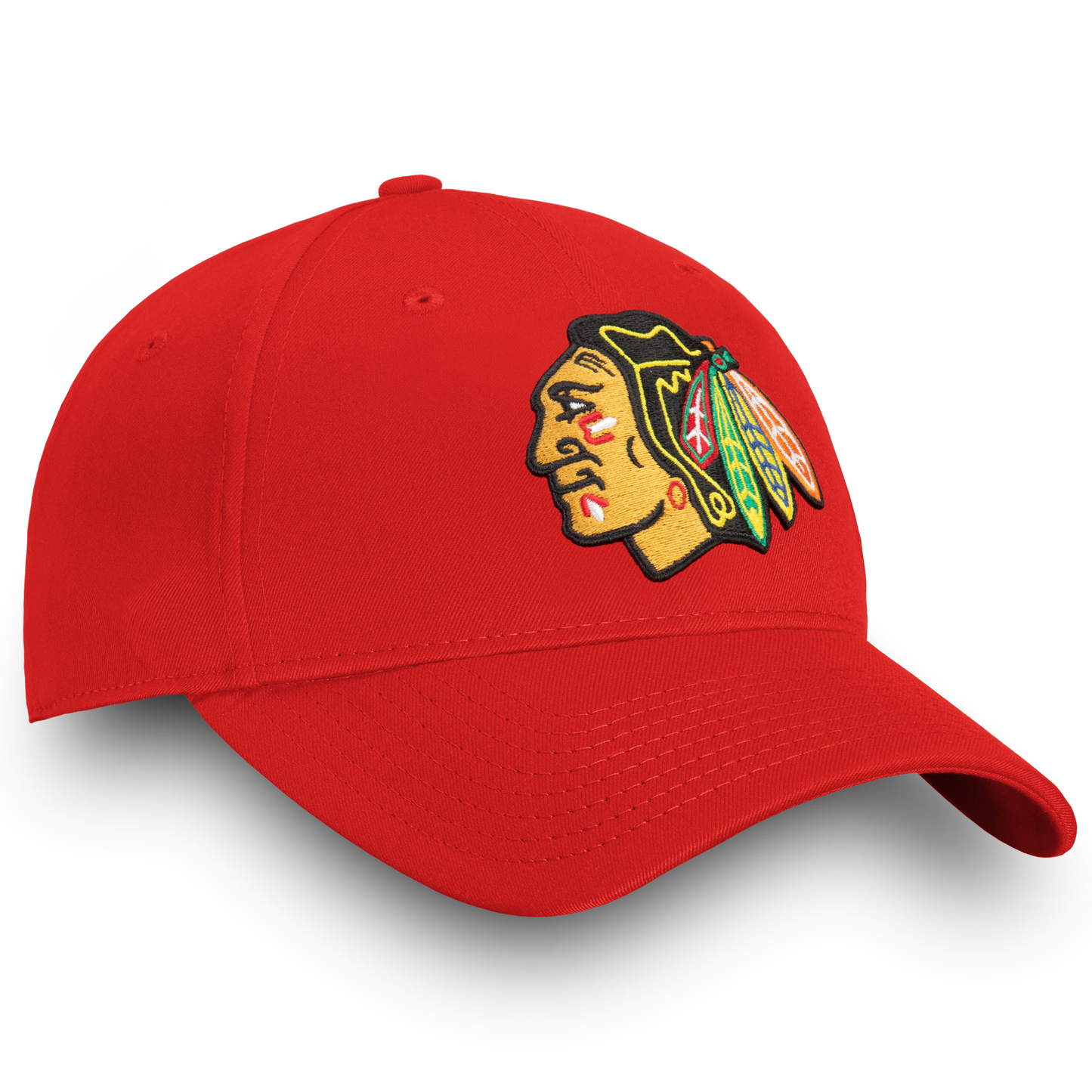 Chicago Blackhawks Fanatics Red Primary Logo Core Adjustable Hat