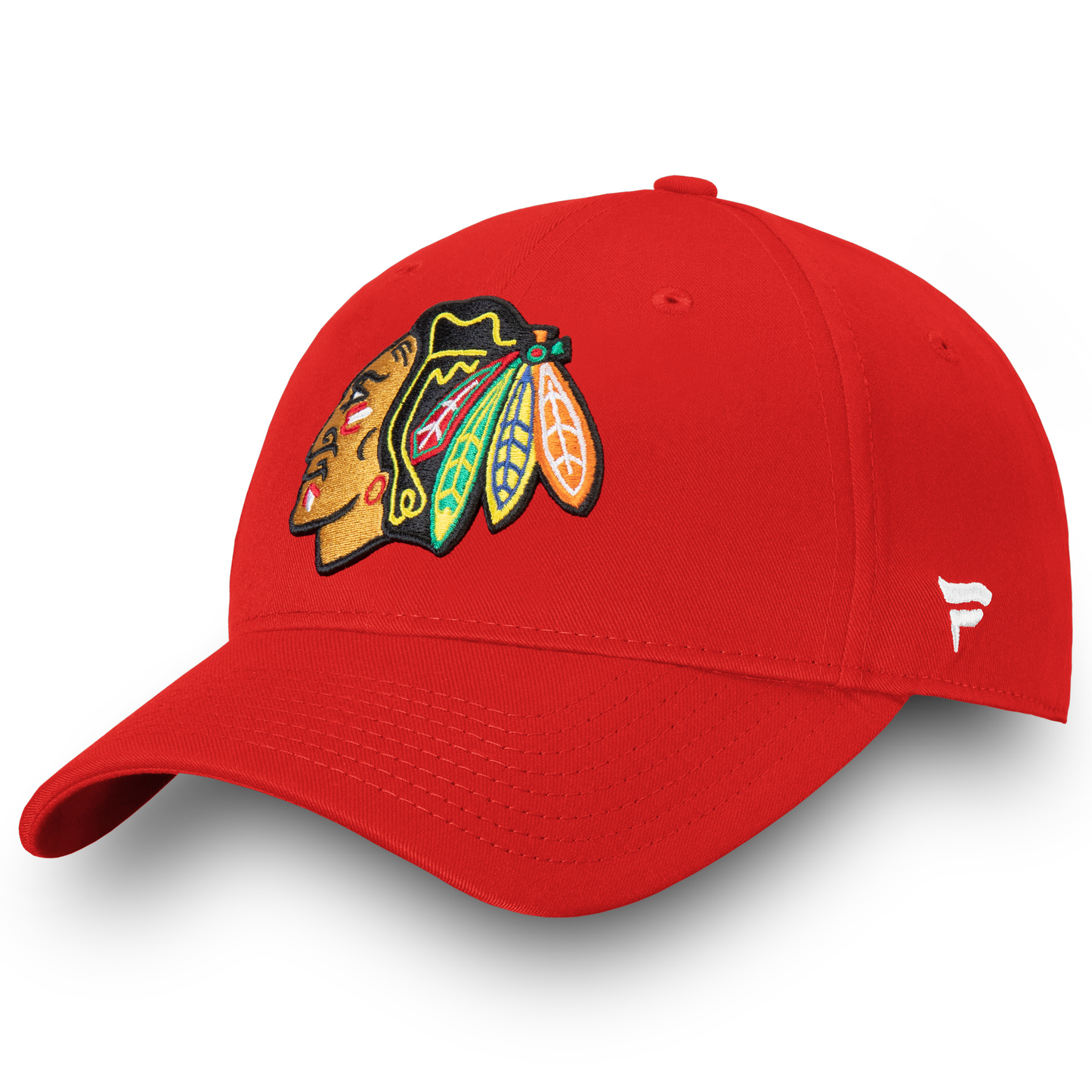 Chicago Blackhawks Fanatics Red Primary Logo Core Adjustable Hat