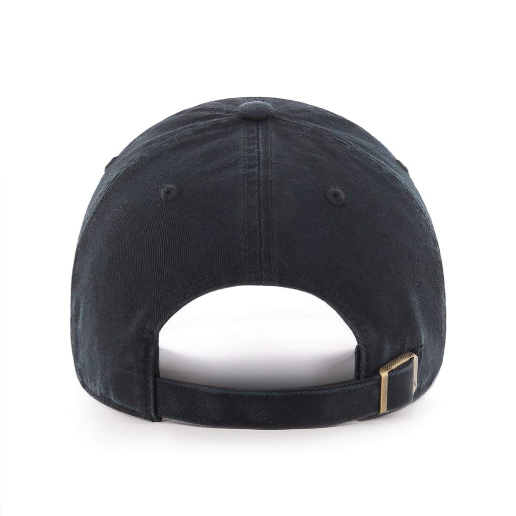 Los Angeles Lakers '47 Brand Black Clean Up Adjustable Dad Hat
