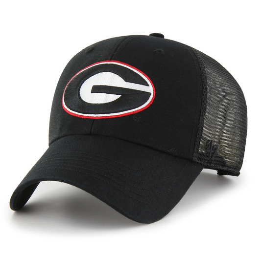 Georgia Bulldogs '47 Brand Black MVP Flagship Adjustable Trucker Hat