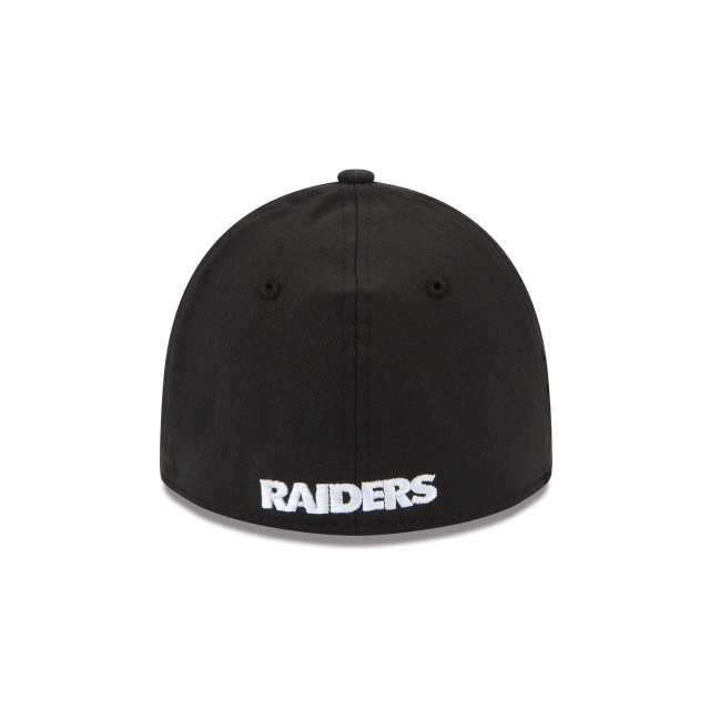 Las Vegas Raiders New Era Black Team Classic 39Thirty Flex Fit Hat