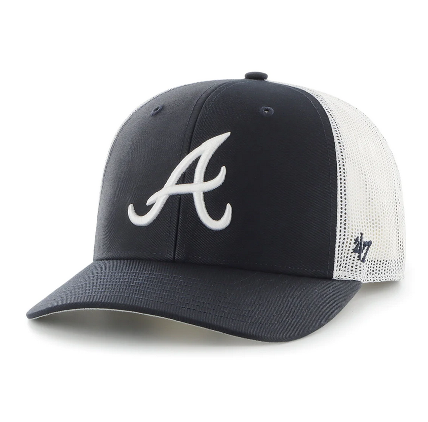 47 Atlanta Braves Clean Up Camo Adjustable Strap Hat Dad Cap
