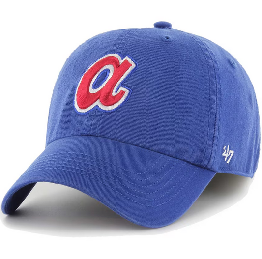 Atlanta Braves '47 Brand Royal Blue Fitted Franchise Hat