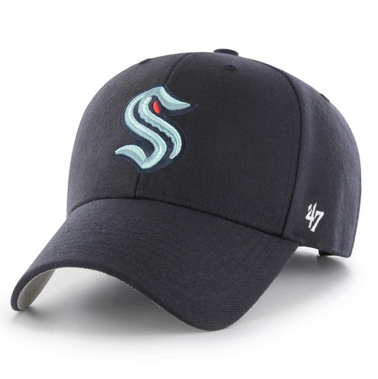 Seattle Kraken '47 Brand Navy Blue Adjustable MVP Hat