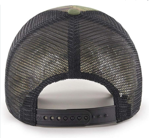 New York Yankees '47 Brand Camo Branson MVP Adjustable Trucker Hat