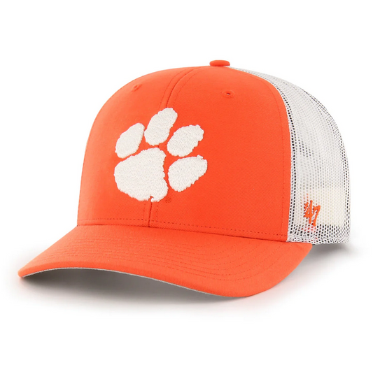 Clemson Tigers '47 Brand Orange Trucker Snapback Adjustable Hat