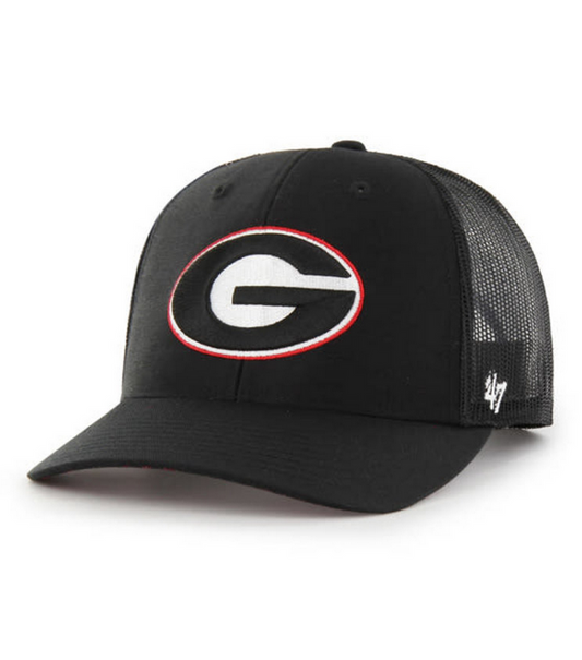 Georgia Bulldogs '47 Brand Black Local Print Trucker Adjustable Hat