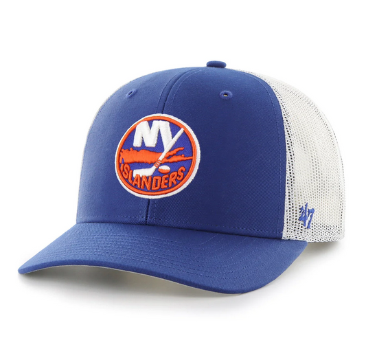 New York Islanders '47 Brand Blue Trucker Snapback Adjustable Hat