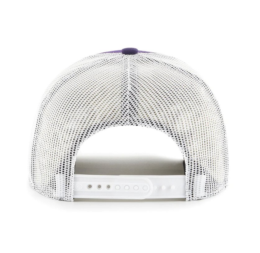 Los Angeles Lakers '47 Brand Purple Trucker Snapback Adjustable Hat