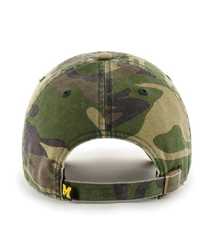 Michigan Wolverines '47 Brand Camo Clean Up Adjustable Dad Hat