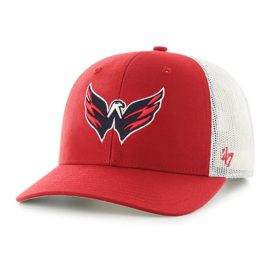 Washinton Capitals '47 Brand Red Trucker Adjustable Hat