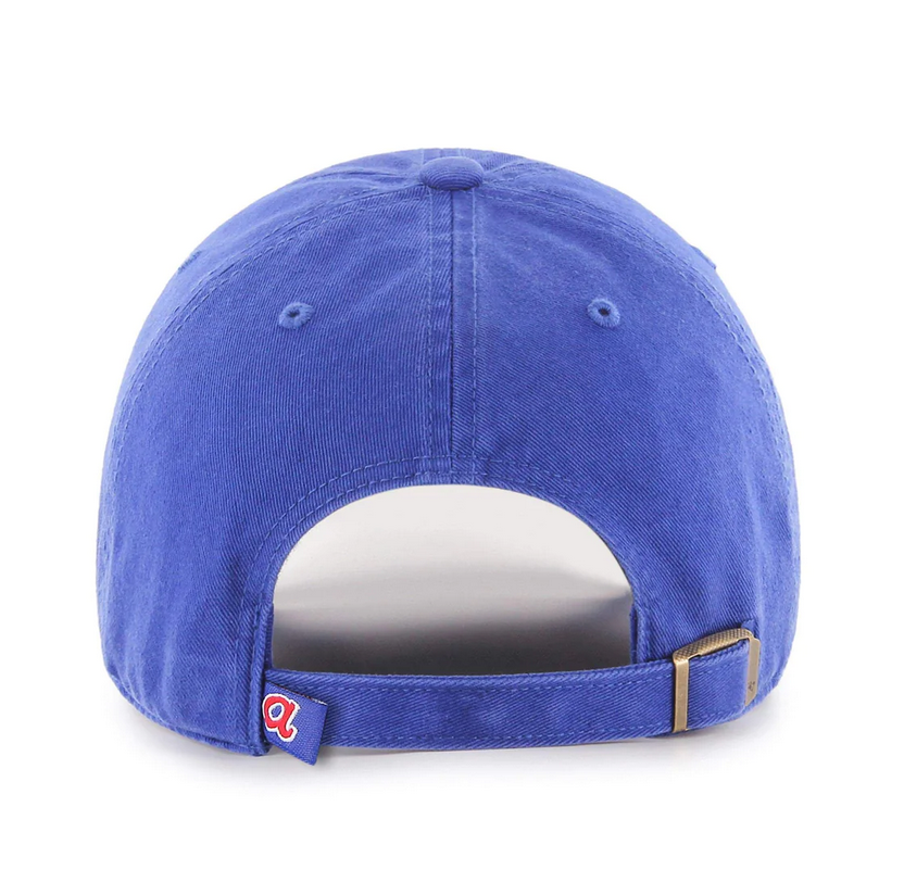 Atlanta Braves '47 Brand Blue Cooperstown Clean Up Adjustable Dad Hat