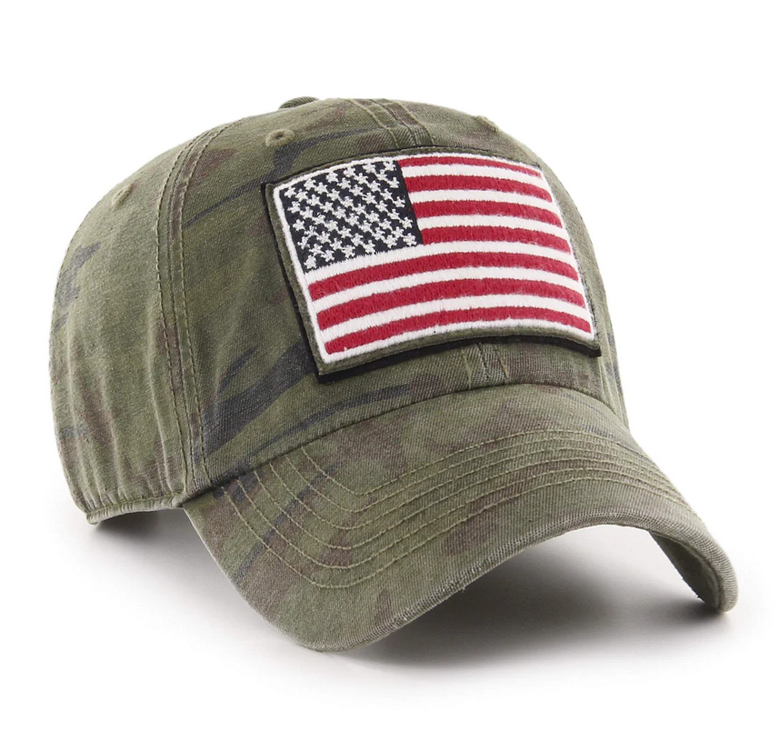 Operation Hat Trick '47 Brand Camo Clean Up Adjustable Dad Hat
