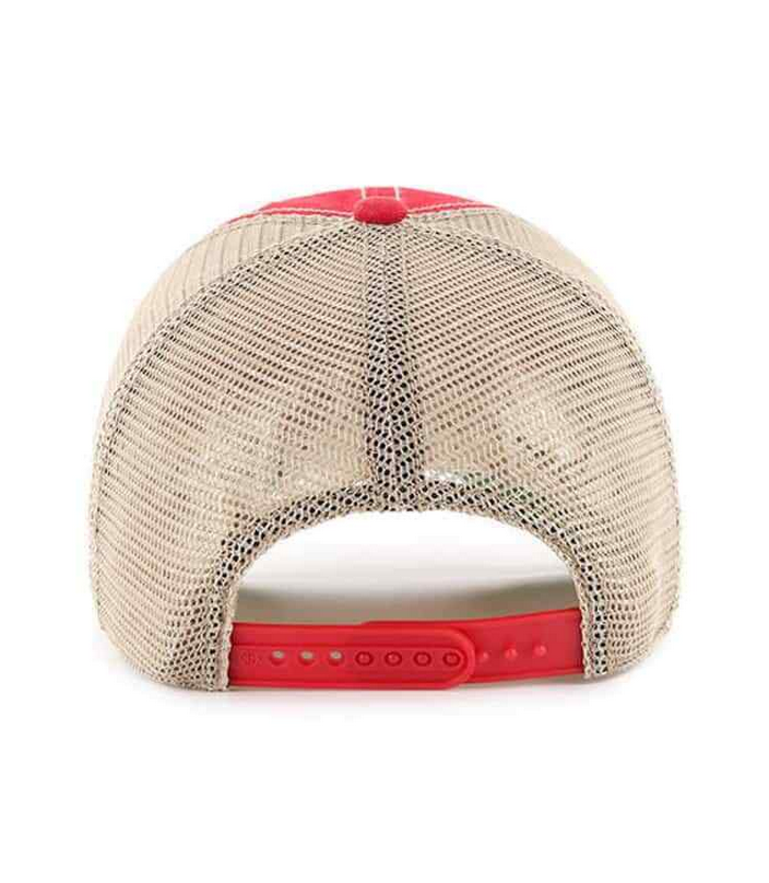 Ohio State Buckeyes '47 Brand Red Trawler Clean Up Adjustable Trucker Dad Hat