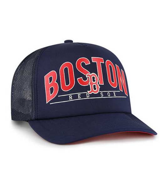 Boston Red Sox '47 Brand Navy Backhaul A-Frame Trucker Adjustable Hat