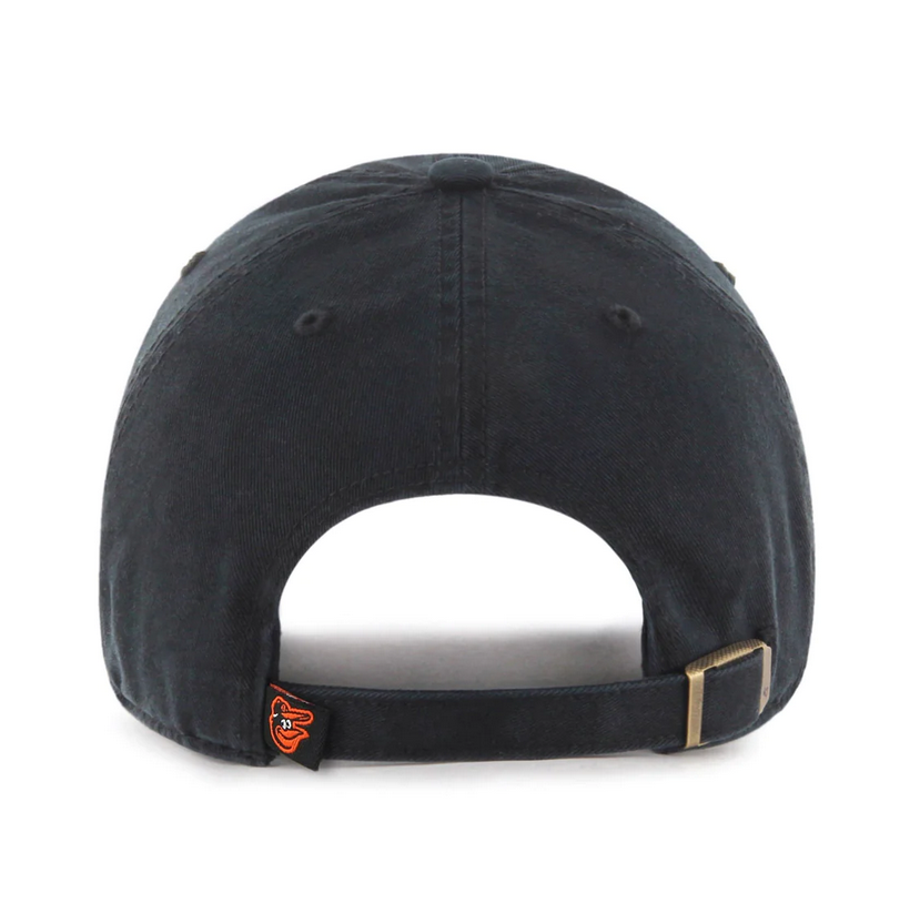 Baltimore Orioles '47 Brand Black Clean Up Adjustable Dad Hat