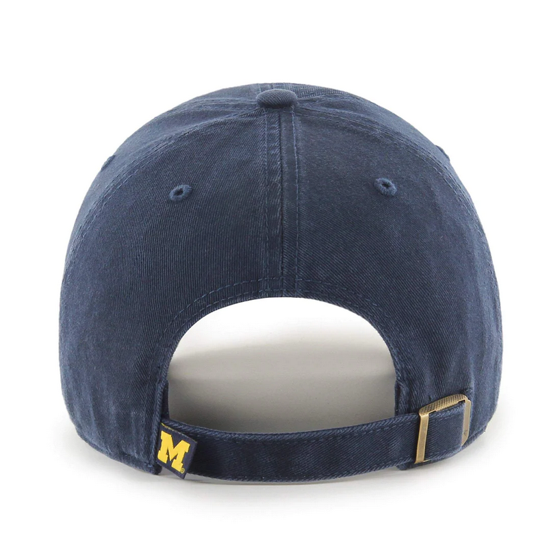 Michigan Wolverines '47 Brand Navy Blue Clean Up Adjustable Dad Hat
