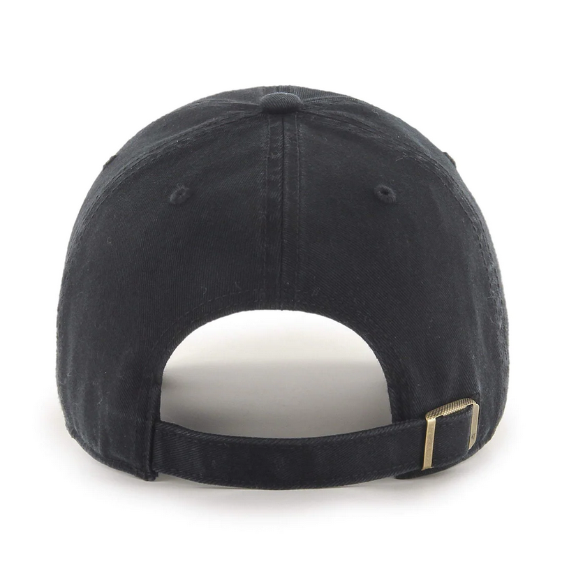 Operation Hat Trick '47 Brand Black Clean Up Adjustable Dad Hat