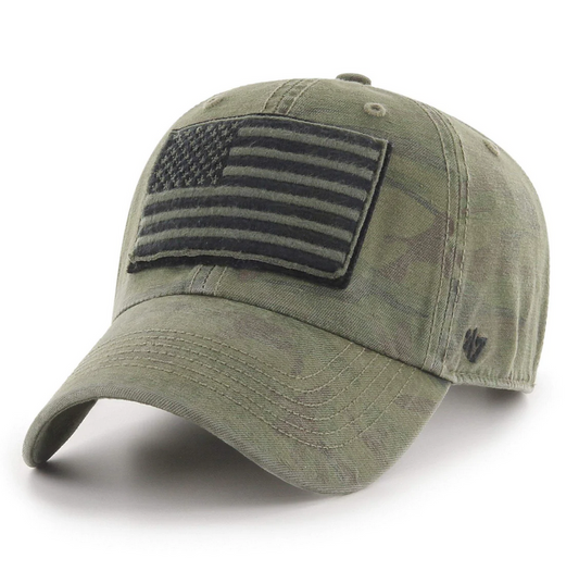 Operation Hat Trick '47 Brand Camo Clean Up Adjustable Dad Hat