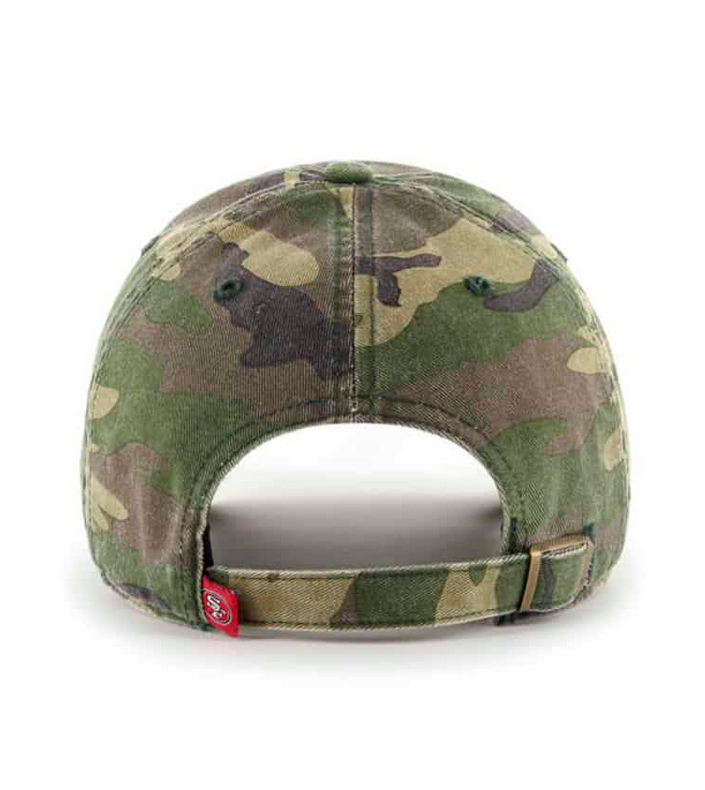 San Francisco 49ers '47 Brand Camo Clean Up Adjustable Dad Hat