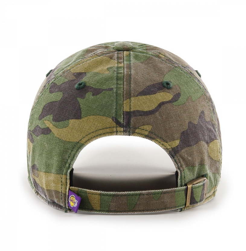 Los Angeles Lakers '47 Brand Camo Clean Up Adjustable Dad Hat