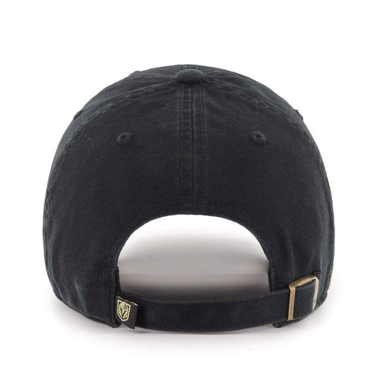 Vegas Golden Knights '47 Brand Black Clean Up Adjustable Dad Hat