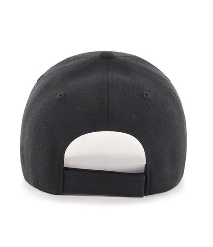 New York Mets '47 Brand Black MVP Adjustable Strapback Hat