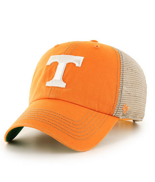 Tennessee Volunteers '47 Brand Orange Trawler Clean Up Adjustable Trucker Dad Hat