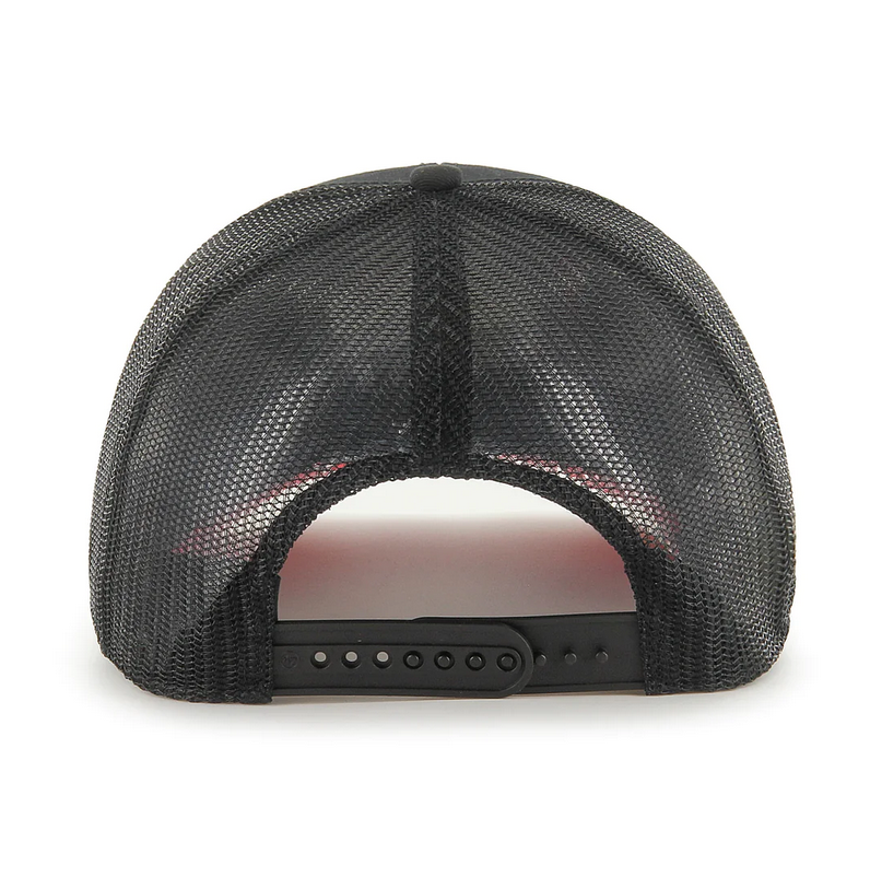 Miami Heat '47 Brand Black Trucker Snapback Adjustable Hat
