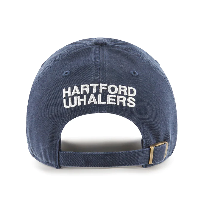 Hartford Whalers '47 Brand Navy Blue Clean Up Adjustable Dad Hat