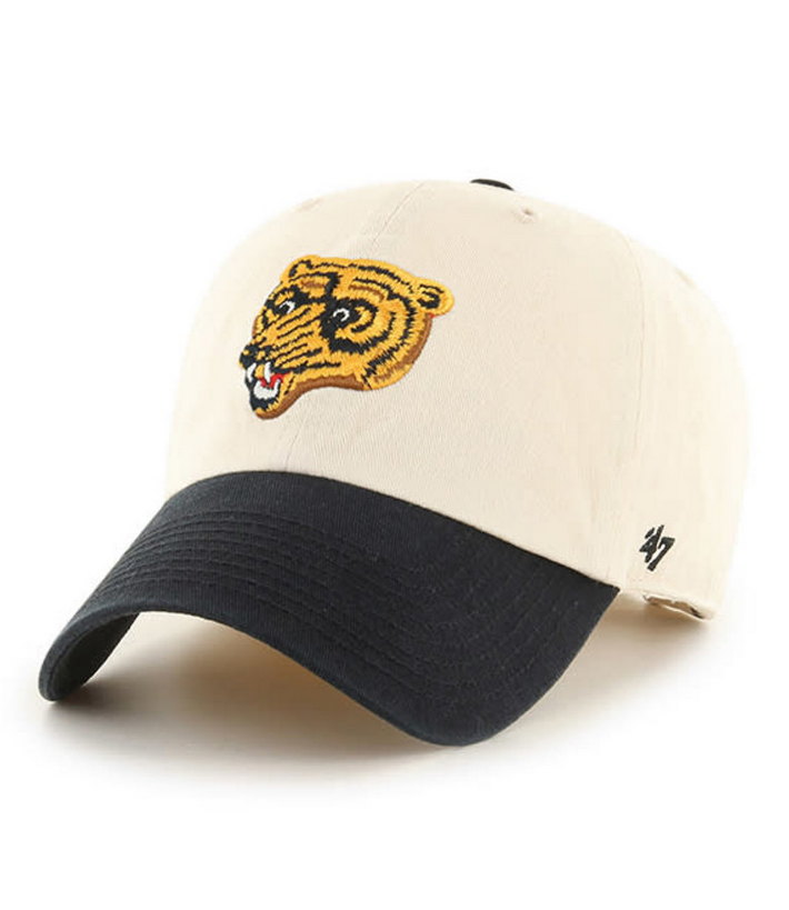 Boston Bruins '47 Brand Two Tone Vintage Clean Up Adjustable Dad Hat