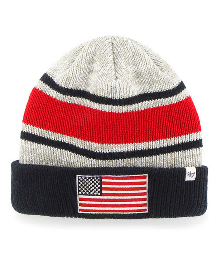 Operation Hat Trick Fanatics Gray Cuffed Beanie Knit Hat