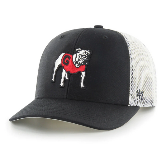 Georgia Bulldogs '47 Brand Black Trucker Snapback Adjustable Hat