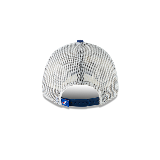 Montreal Expos New Era Blue 9Forty Adjustable Trucker 940 Hat
