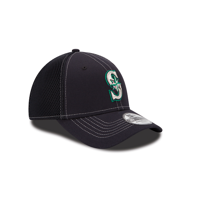Seattle Mariners New Era Navy Blue Neo 39Thirty Flex Fit 3930 Hat