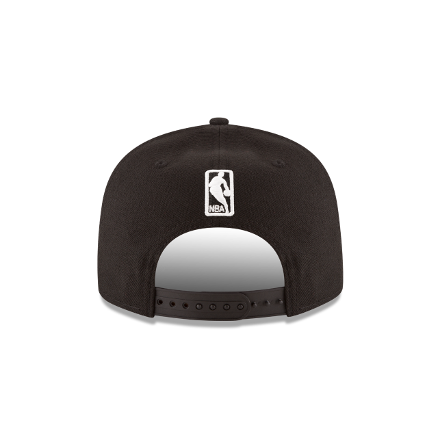 Los Angeles Lakers New Era Black 9Fifty Basic Snapback Adjustable Hat