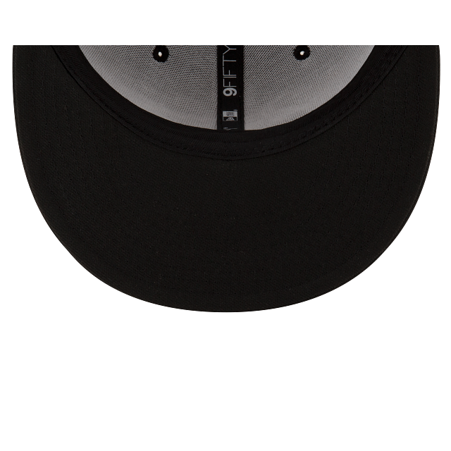 Detroit Tigers New Era Black 9Fifty MLB Snapback Adjustable Trucker Hat