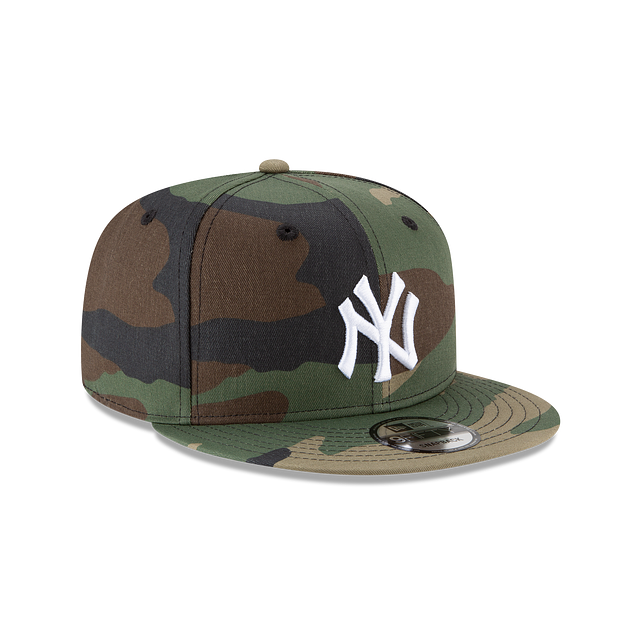 New York Yankees New Era Camo 9Fifty MLB Basic Snapback Adjustable Hat
