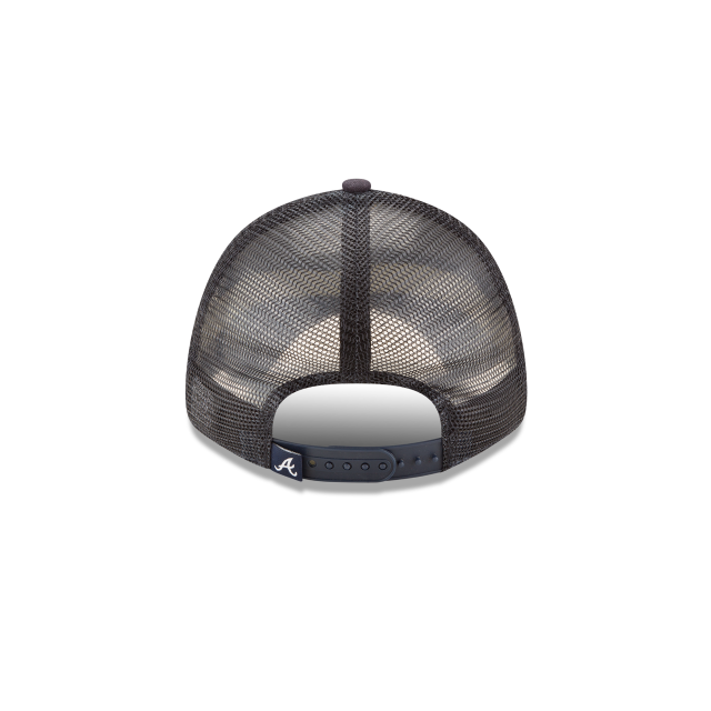 Atlanta Braves New Era Blue 9Forty Adjustable Trucker 940 Hat