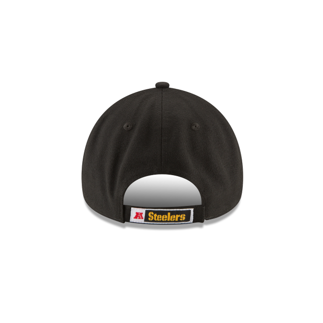 Pittsburgh Steelers New Era Black The League 9Forty 940 Adjustable Dad Hat
