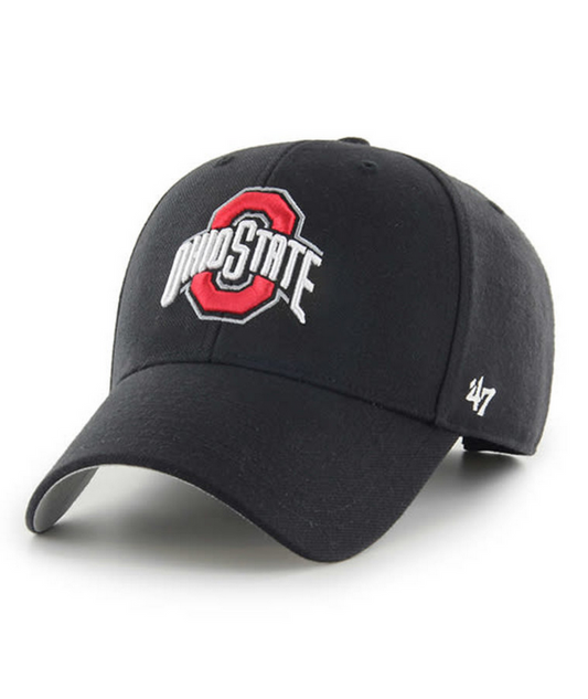 Ohio State Buckeyes '47 Brand Black MVP Adjustable Hat