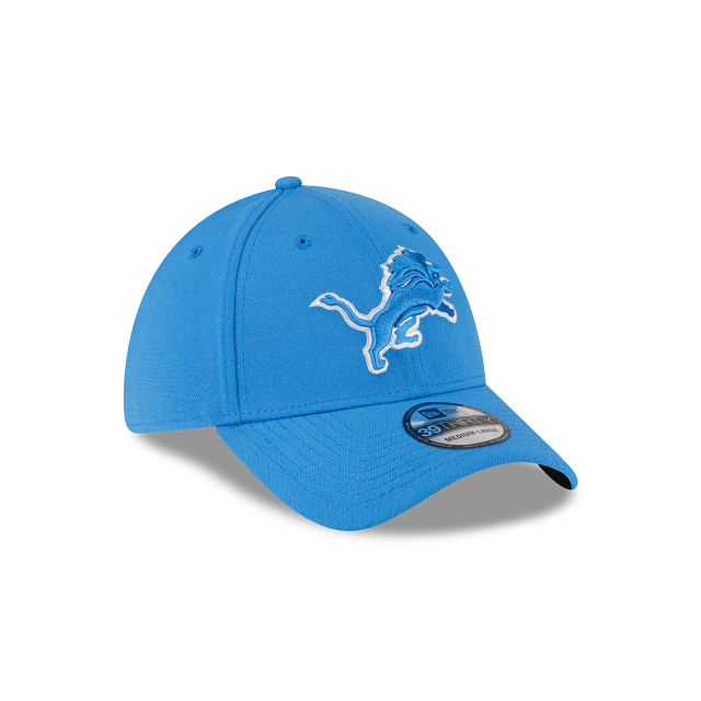 Detroit Lions New Era Blue Team Classic 39Thirty Flex Fit Hat